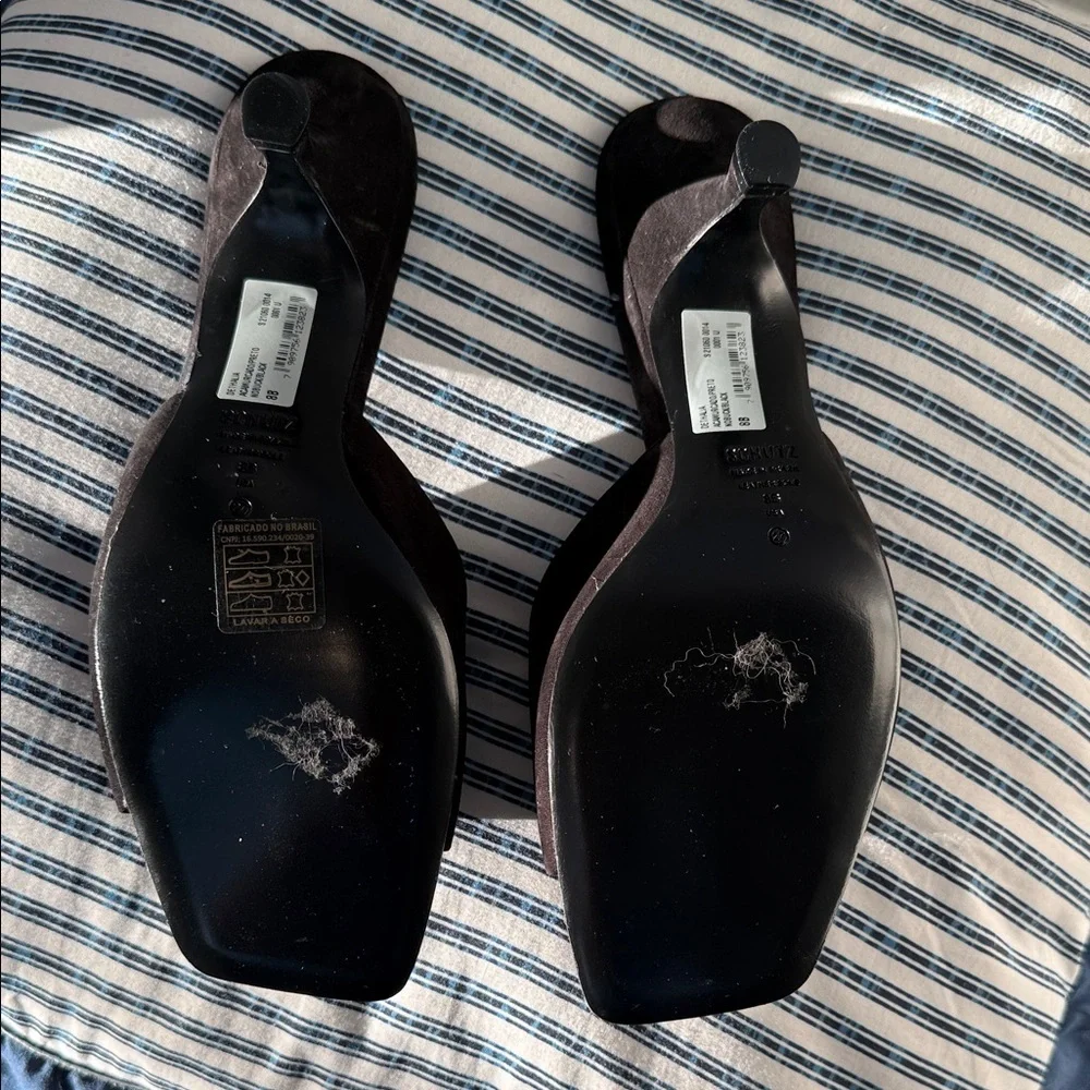 SCHUTZ Elegant Black Mules - Picture 2 of 3